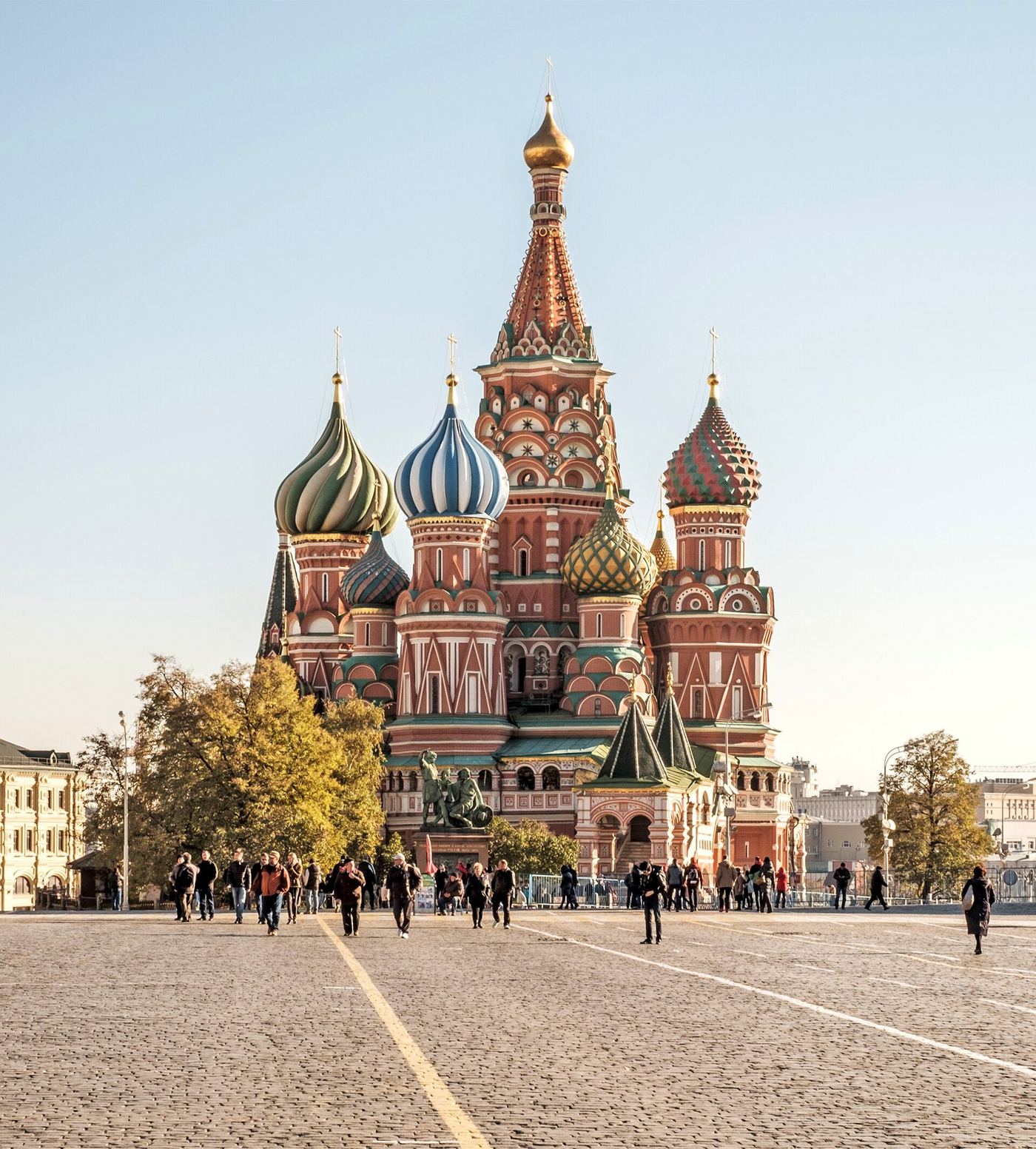 Красная площадь и собор Василия Блаженного — купить гольфкар в Москве
